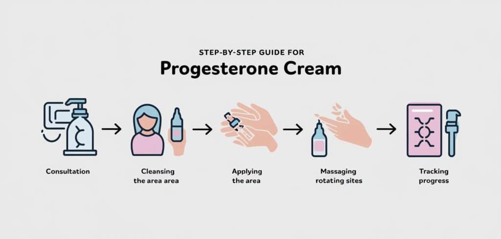 Step-by-Step Progesterone Cream Application Guide