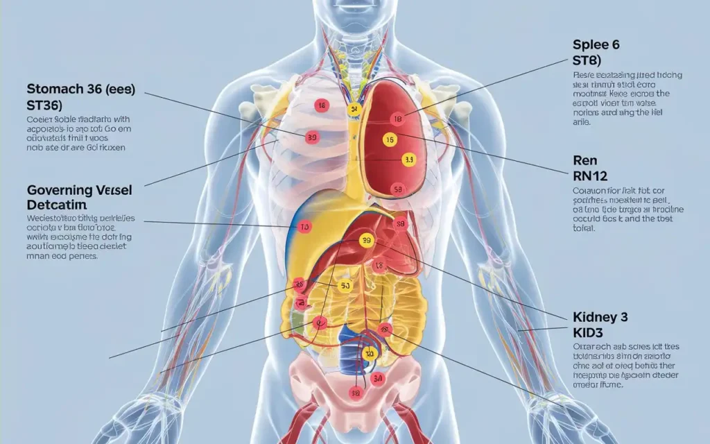 Key acupuncture points for weight loss