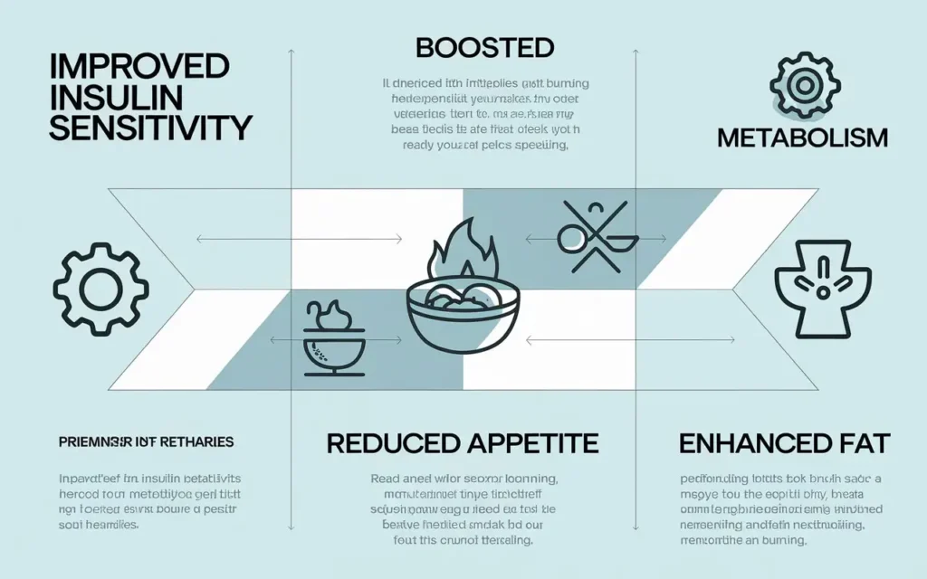 Best berberine for weight loss benefits infographic