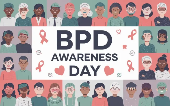 BPD Awareness Day banner with supportive imagery