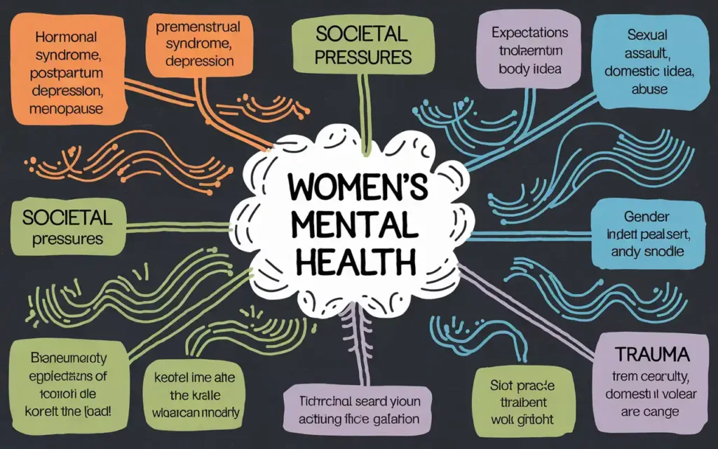 Causes and risk factors of women's mental health