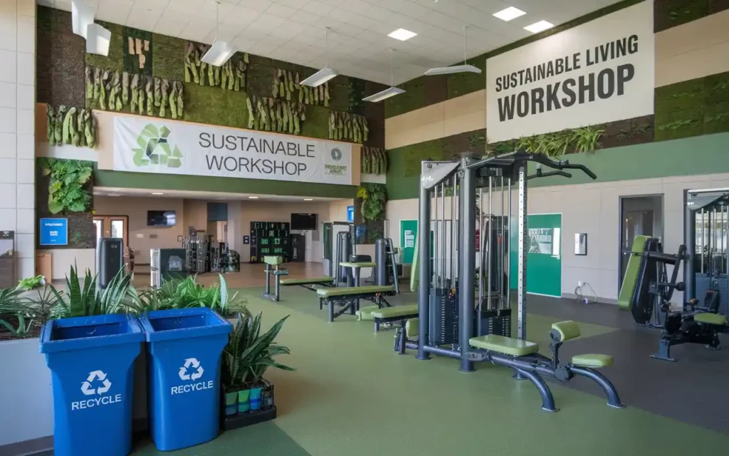 Sustainability initiatives at Purdue's Center for Healthy Living with eco-friendly practices