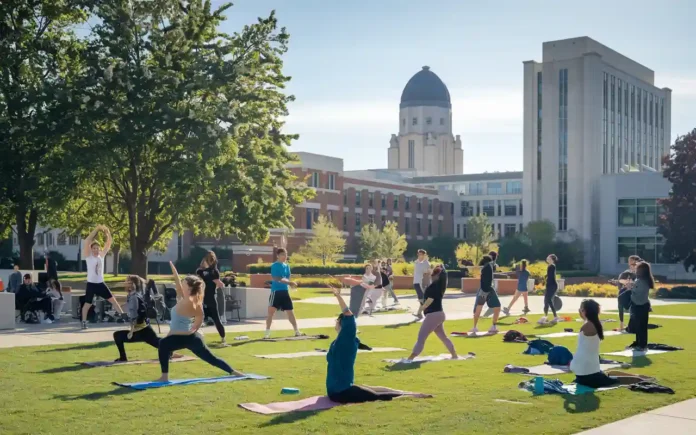 Purdue's Center for Healthy Living promoting campus wellness activities