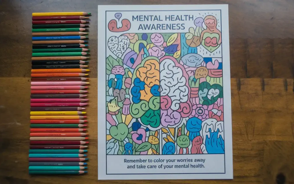 Conclusion on Mental Health Awareness Coloring Pages