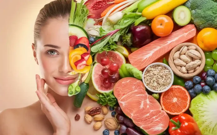 Eating healthy before and after face treatments for glowing skin