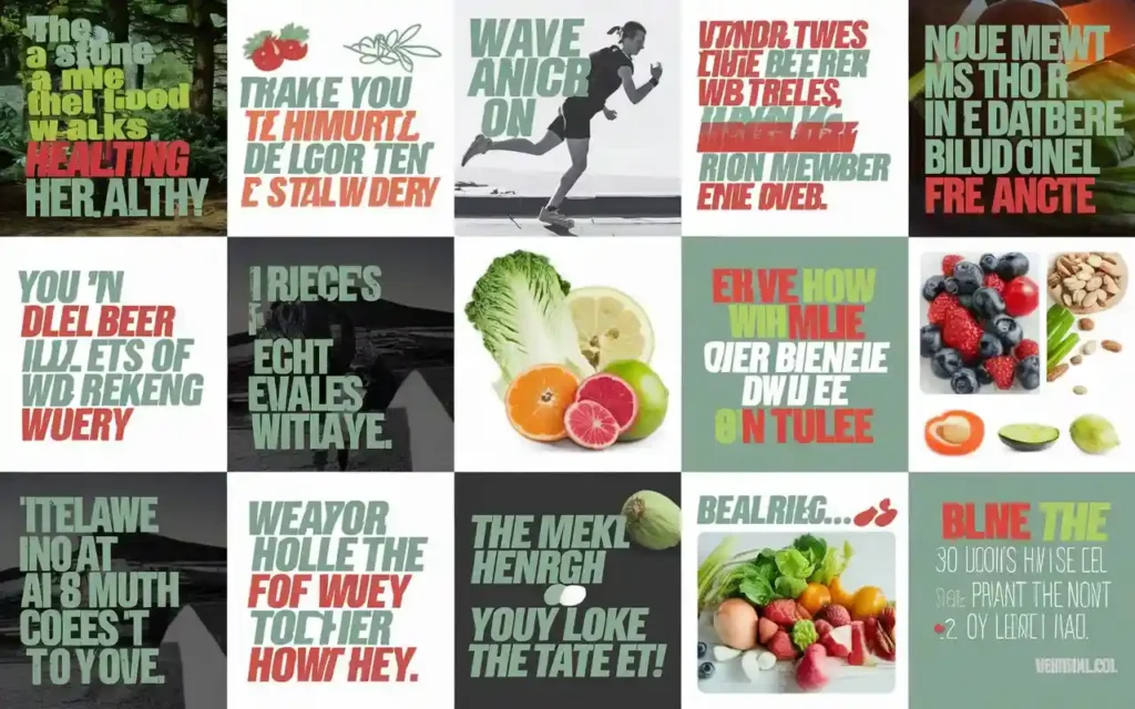 Maintaining motivation with eating healthy quotes visual guide