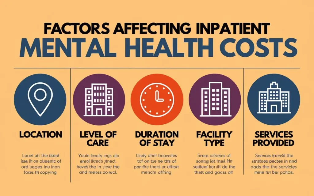 Factors influencing the cost of inpatient mental health care