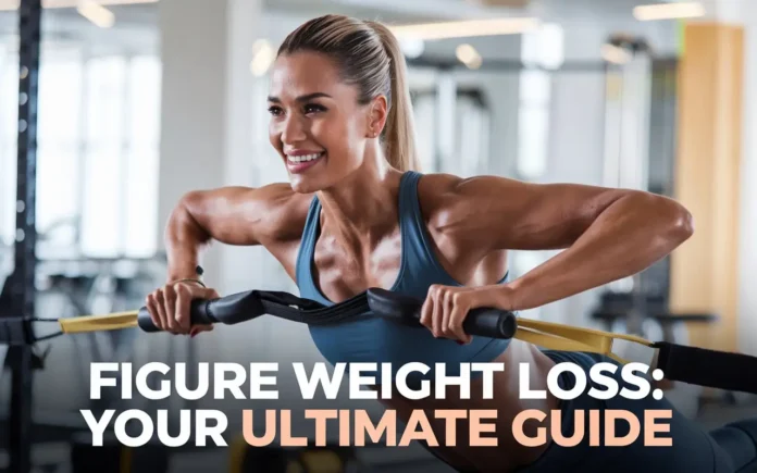 Figure weight loss ultimate guide with a fit woman exercising