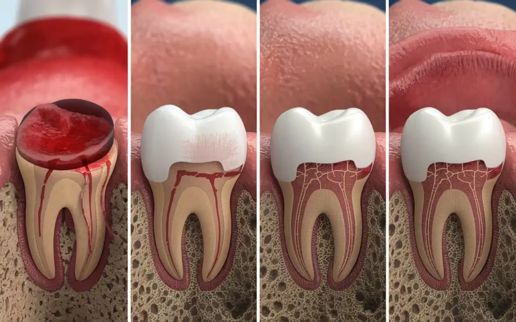 Stages of Tooth Extraction Healing Process