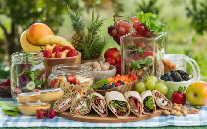 Healthy eating on the go with a variety of nutritious portable meals.