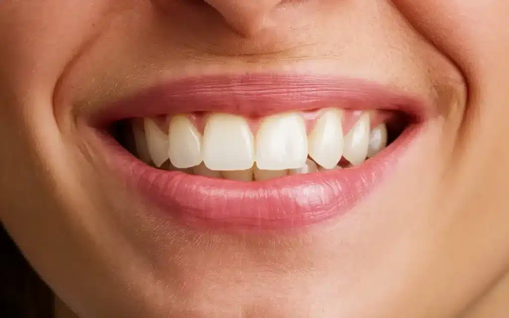 How to tell if gums are healthy by examining their color and appearance.