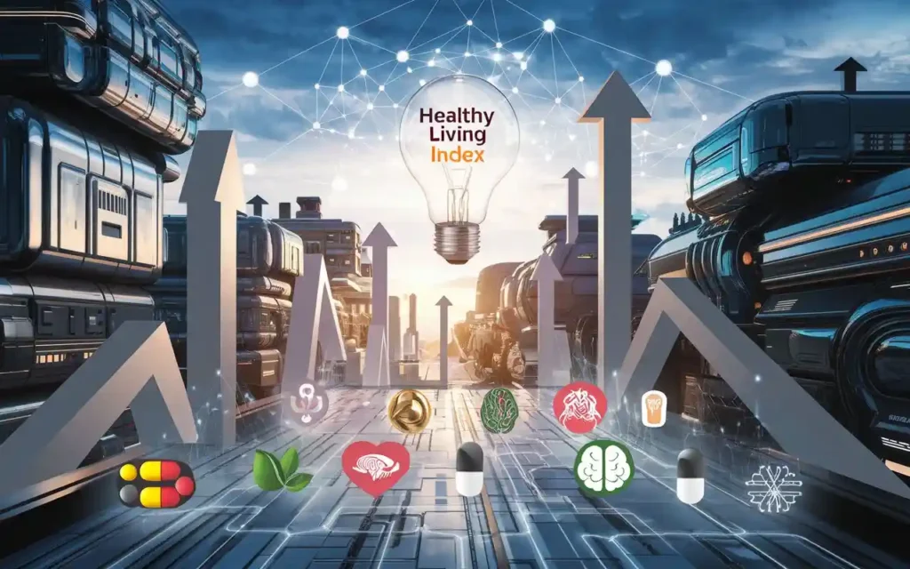 The Future of Healthy Living Index Meaning with forward-looking visuals