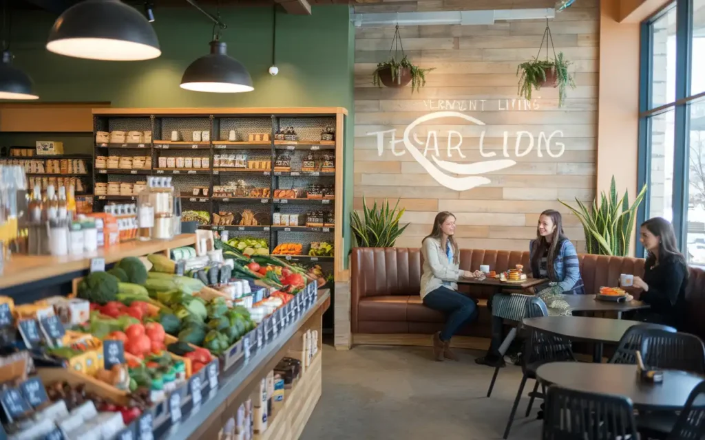 Interior of the Healthy Living Market in Vermont