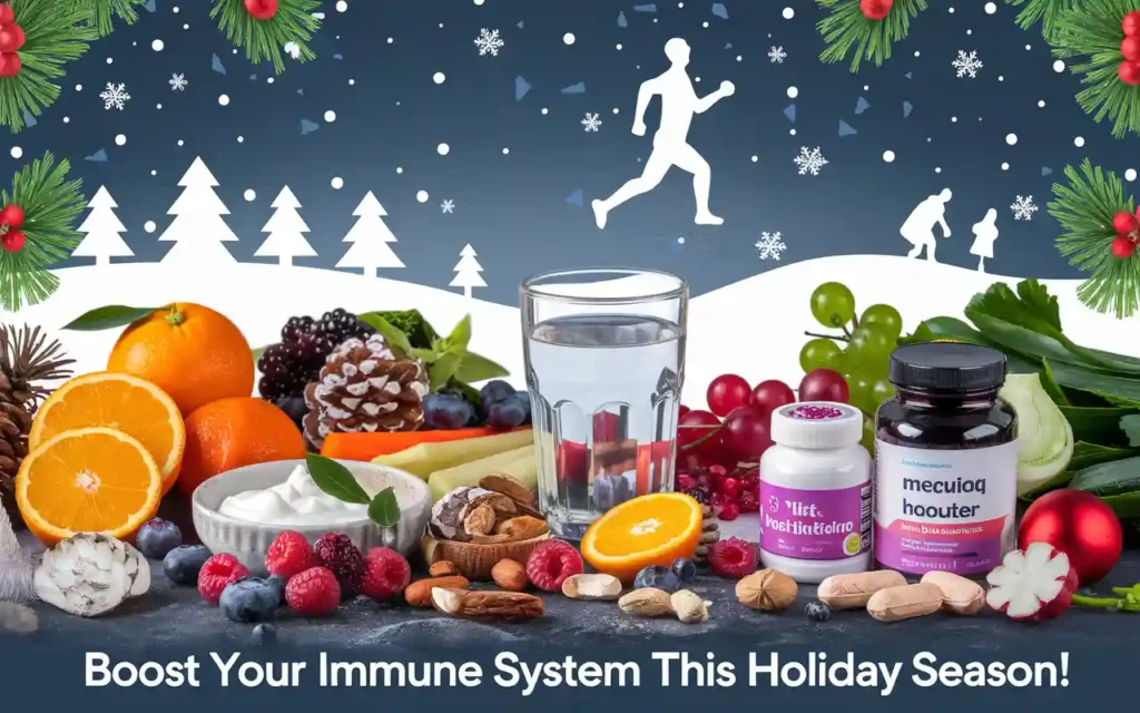 Holiday health tips for boosting immunity with nutritious foods and healthy habits