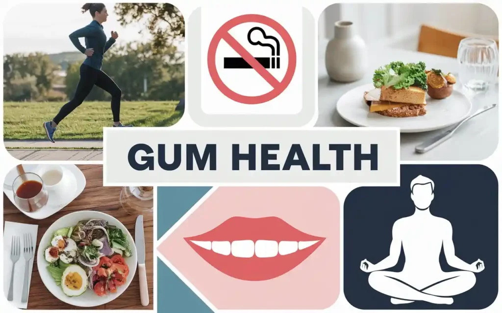 How to get healthy gums again - Healthy lifestyle choices for gum health
