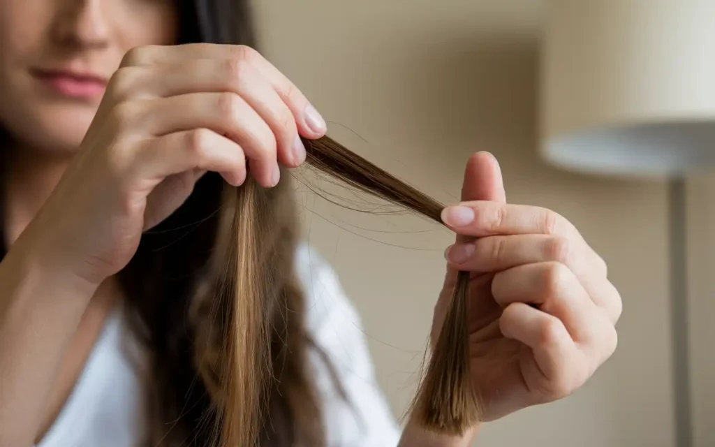 How to know if hair is healthy - texture and elasticity of hair