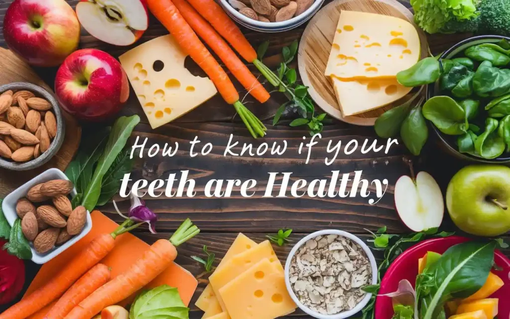 Healthy foods promoting dental health - how to know if your teeth are healthy

