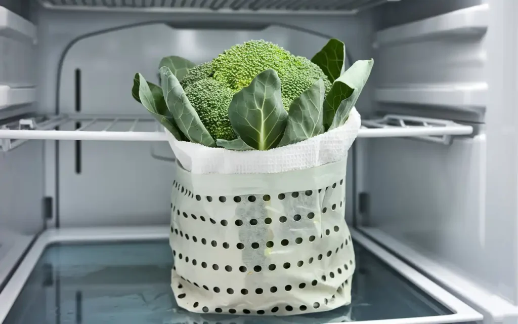 Proper storage techniques for making broccoli taste good but healthy