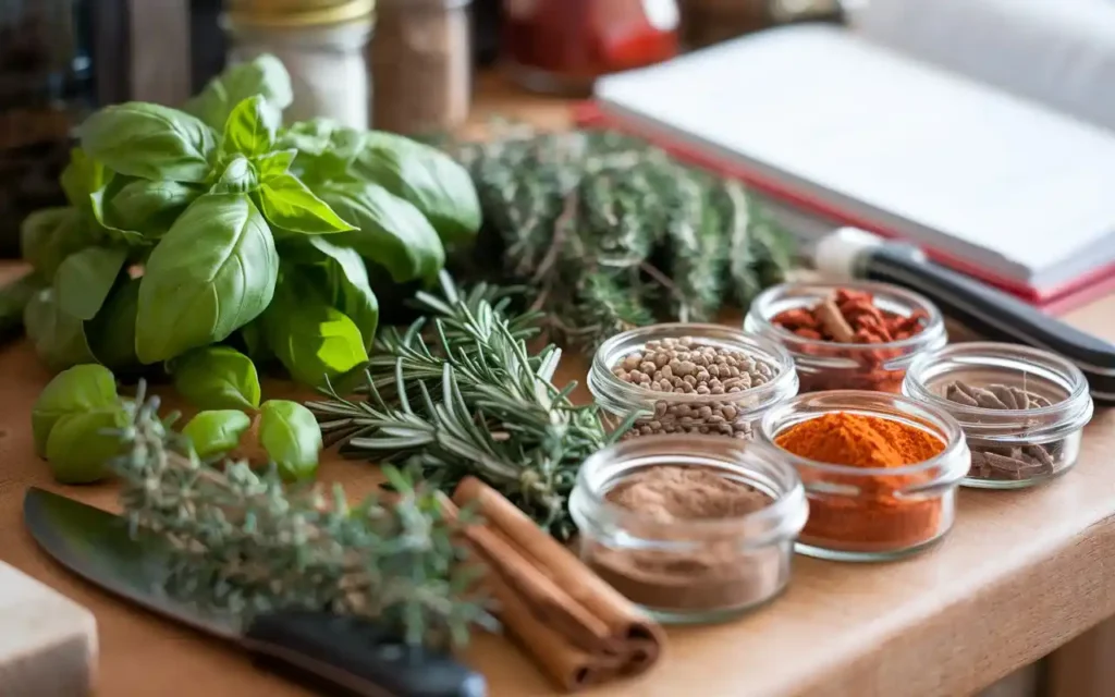 How to make healthy food taste good using fresh herbs and spices