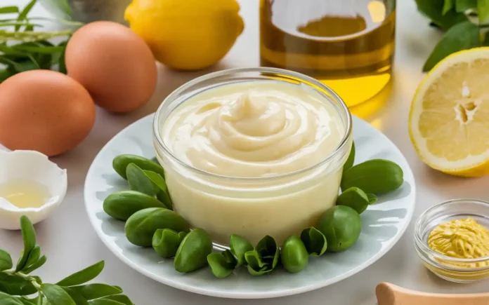 How to make healthy mayonnaise - homemade creamy mayo with fresh ingredients