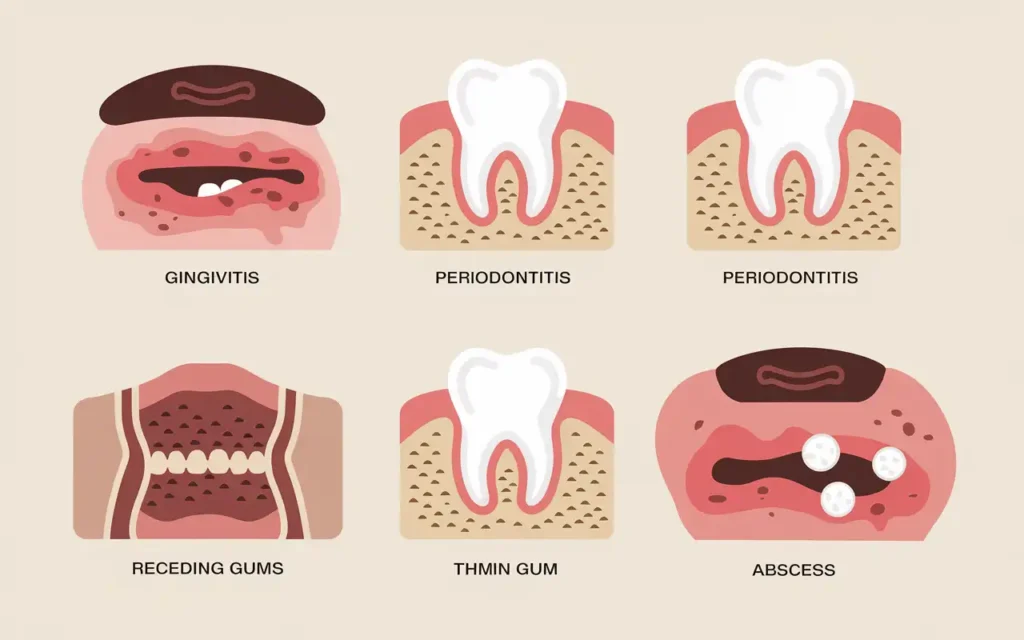 How to tell if your gums are healthy - common gum problems