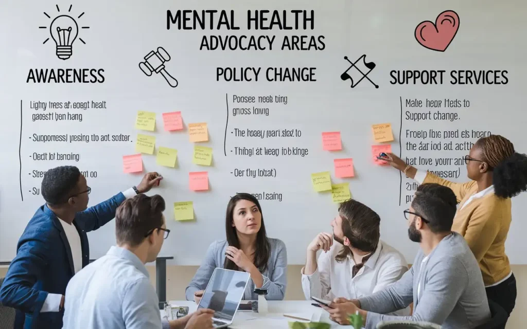 Identify your advocacy focus in mental health