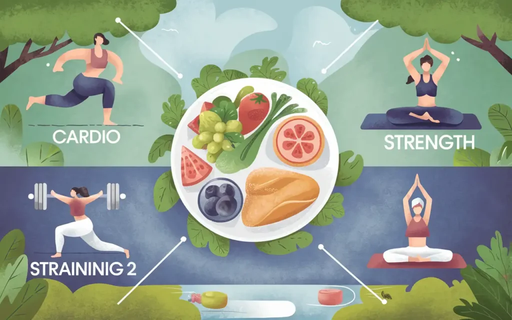 Is eating 1400 calories a day healthy? Exercise and diet balance