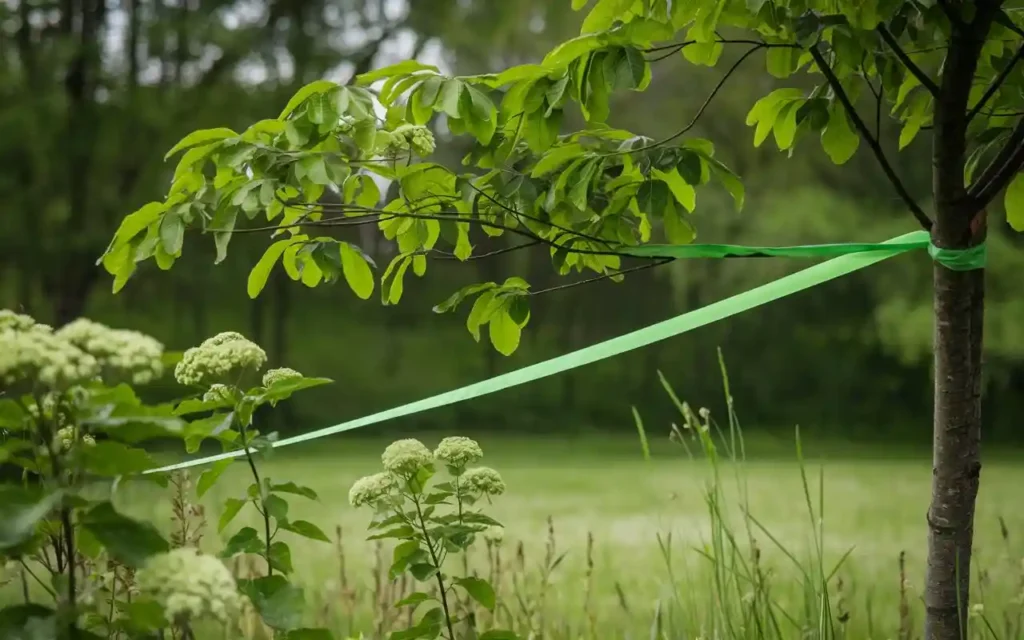 Green color symbolizing growth in mental health awareness