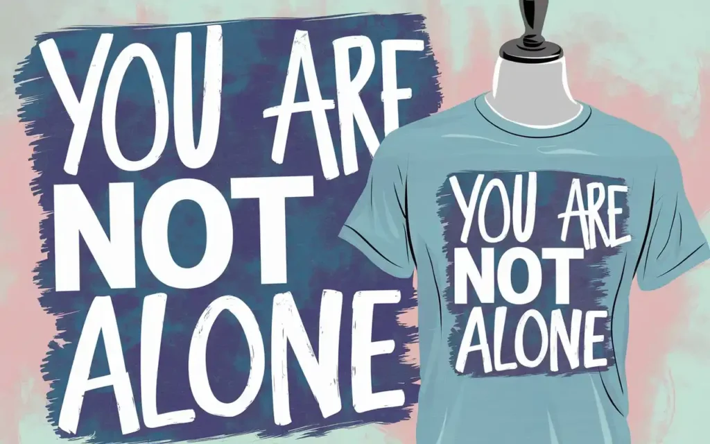 Mental Health Awareness T-Shirt with positive affirmation text