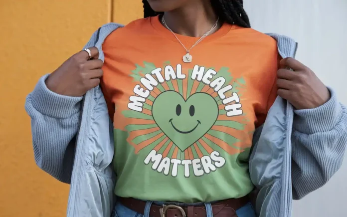 Mental Health Awareness T-Shirt featuring inspirational design