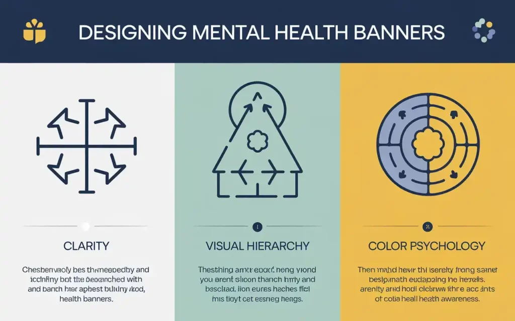 Key design principles for effective mental health banners