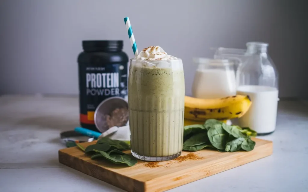 Healthy protein smoothie for post-workout