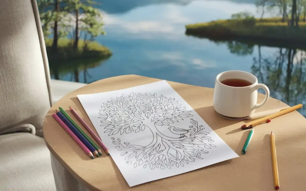 Using Coloring Pages Effectively for Mental Health