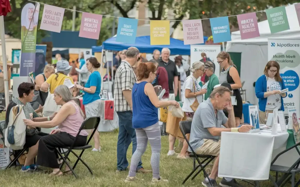 Community events as ways to promote mental health awareness