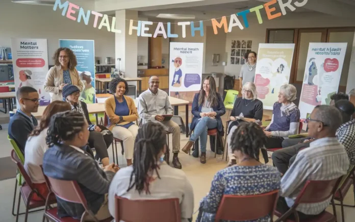 Ways to promote mental health awareness through community support and initiatives