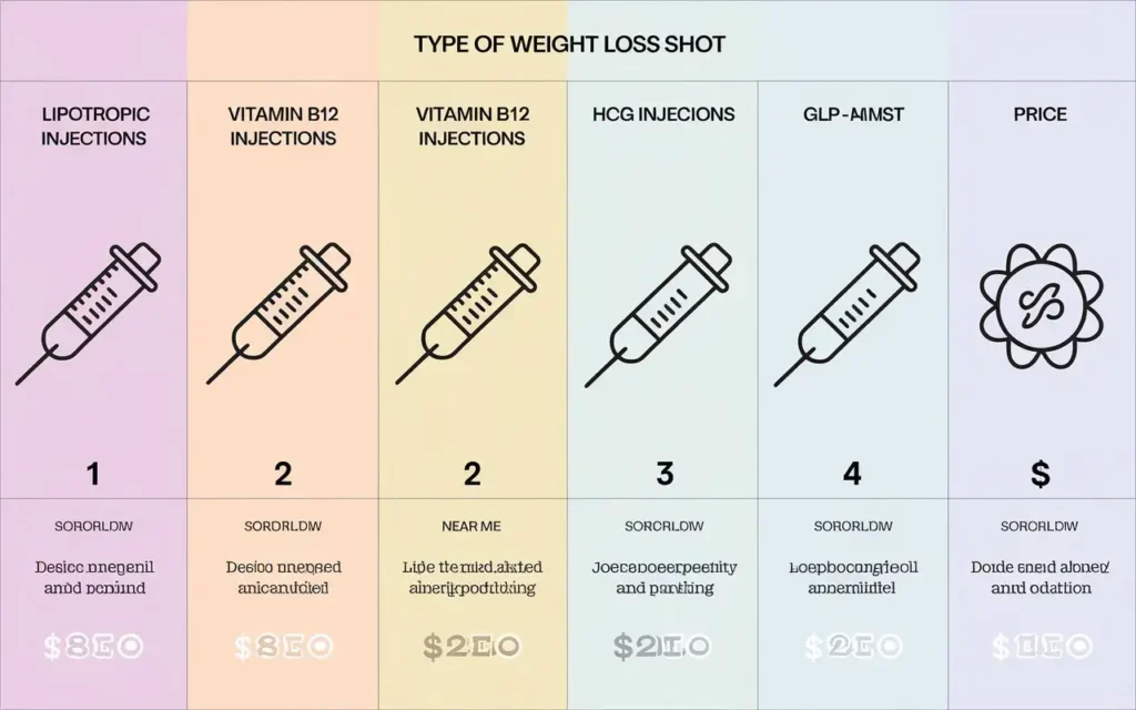 Types of Weight Loss Shots Near Me - Options Available