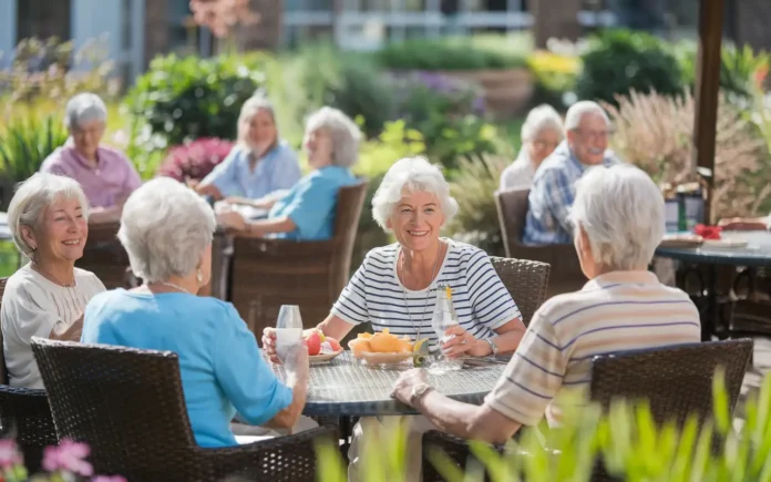 West View Healthy Living community with residents and staff