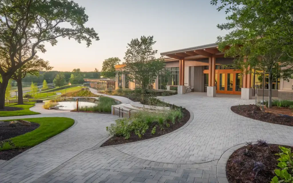 West View Healthy Living facility with scenic surroundings