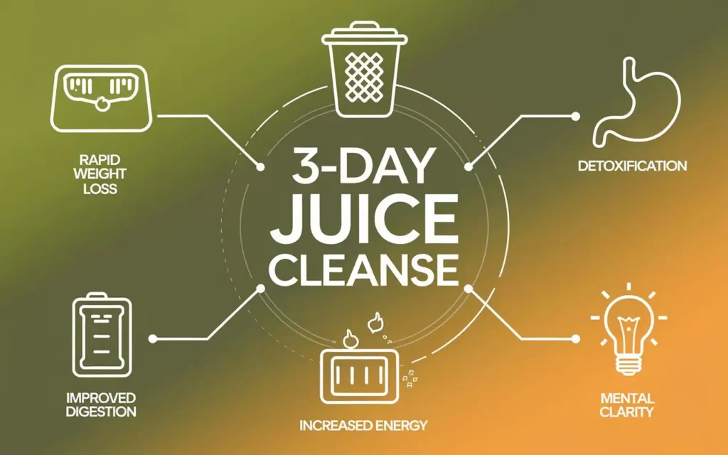 Benefits of 3 day juice cleanse weight loss with infographic