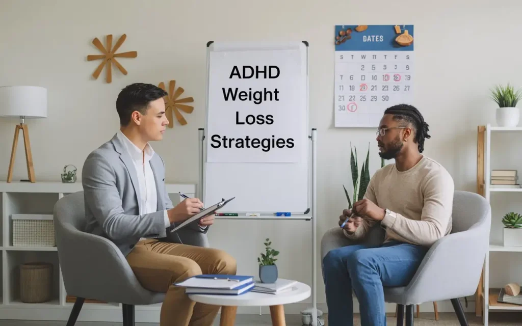 Behavioral therapy techniques for ADHD weight loss