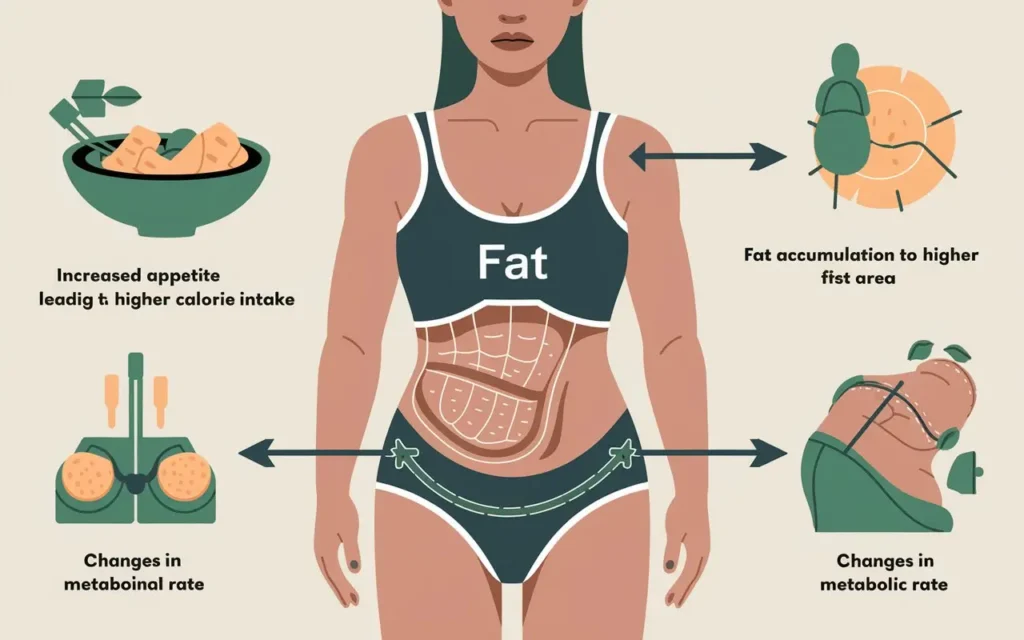 Mechanism of cortisol cocktail for weight loss side effects on metabolism and fat storage"