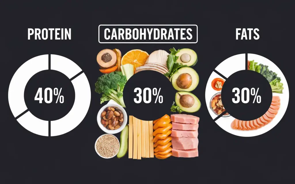 David Goggins weight loss diet macronutrient breakdown chart