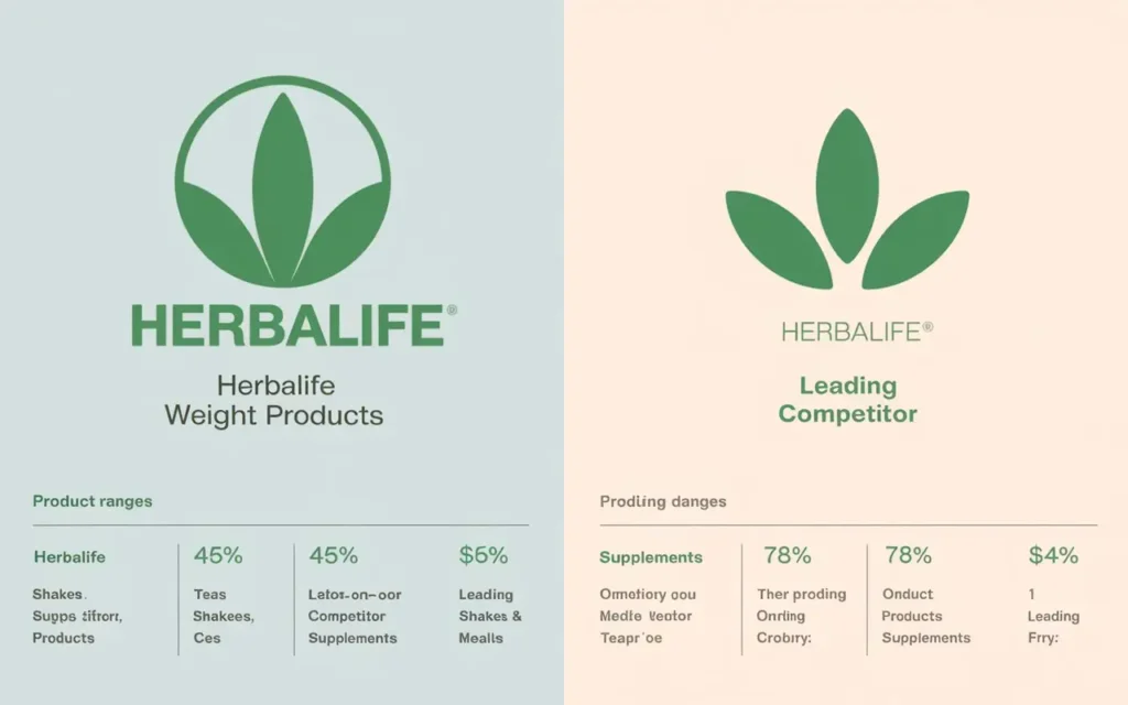 Comparing Herbalife weight loss products with other brands