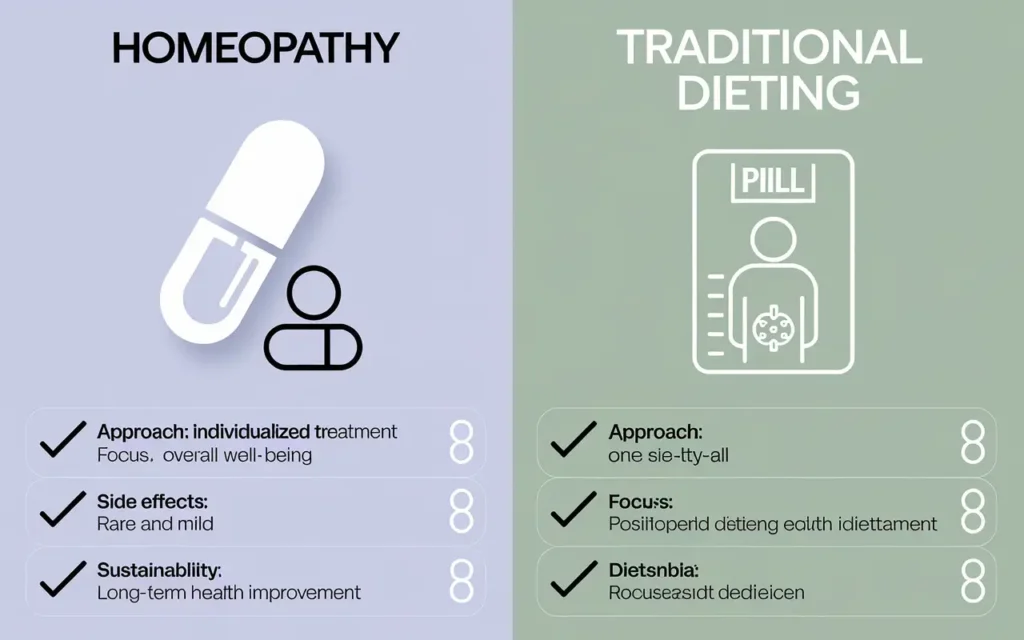 Homeopathy vs Traditional Dieting for Weight Loss