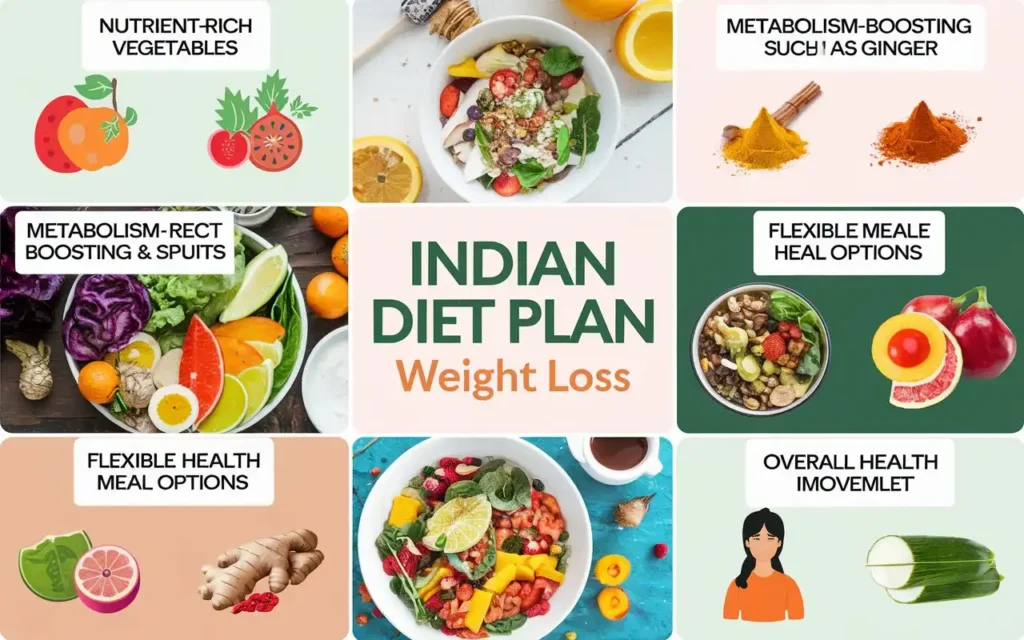 Benefits of Indian diet plan for weight loss with healthy ingredients