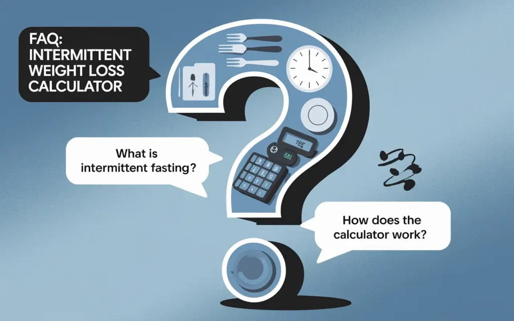 FAQs about intermittent fasting weight loss calculator