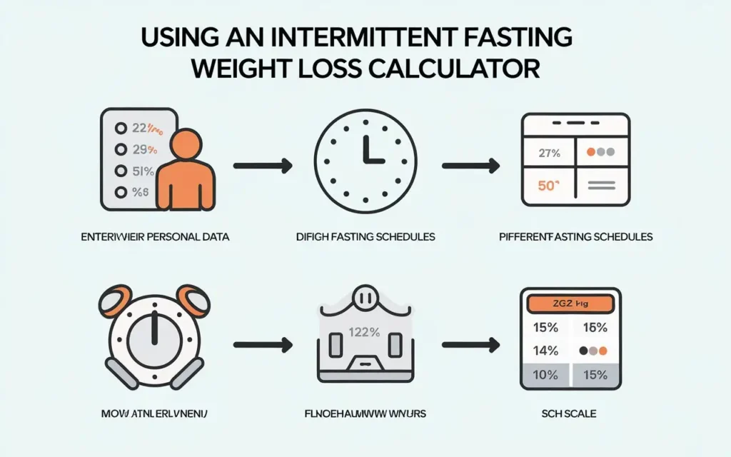 How the intermittent fasting weight loss calculator works