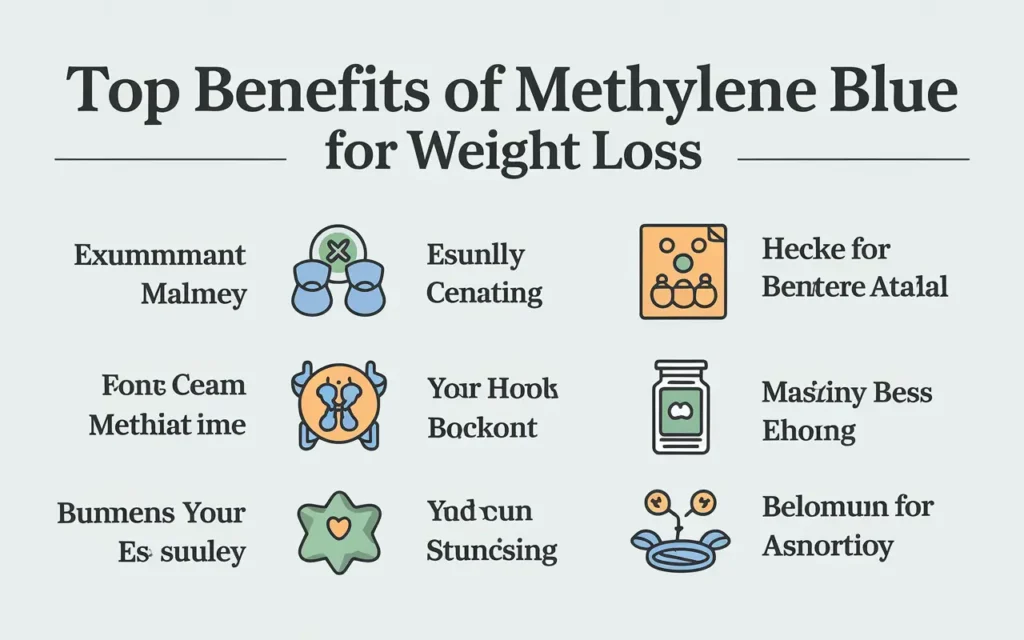 List of benefits from methylene blue weight loss