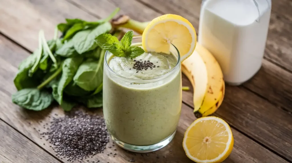 Healthy milk thistle smoothie for weight loss