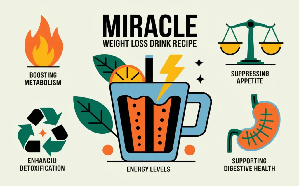 Benefits of miracle weight loss drink recipe illustrated